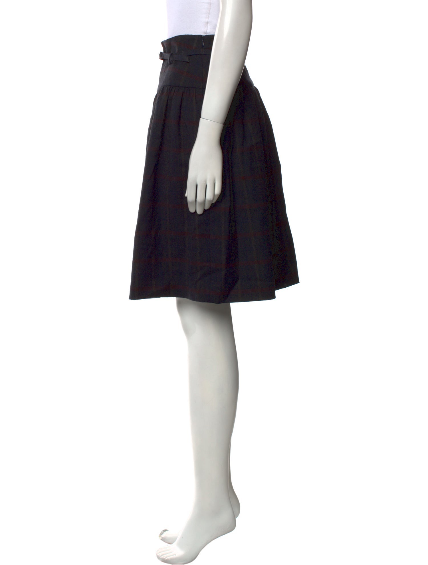 Piazza Sempione Virgin Wool Knee-Length Skirt