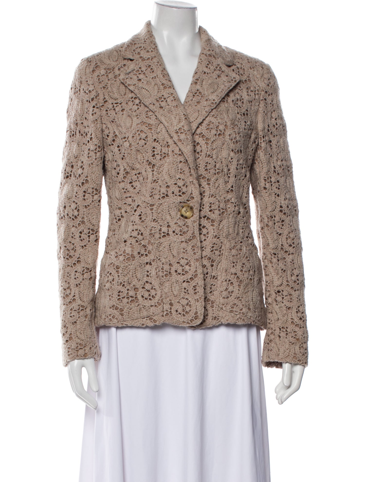 Piazza Sempione Wool Patterned Blazer