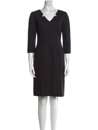Piazza Sempione Virgin Wool Knee-Length Dress
