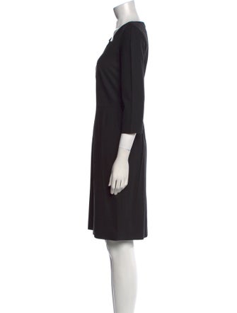 Piazza Sempione Virgin Wool Knee-Length Dress