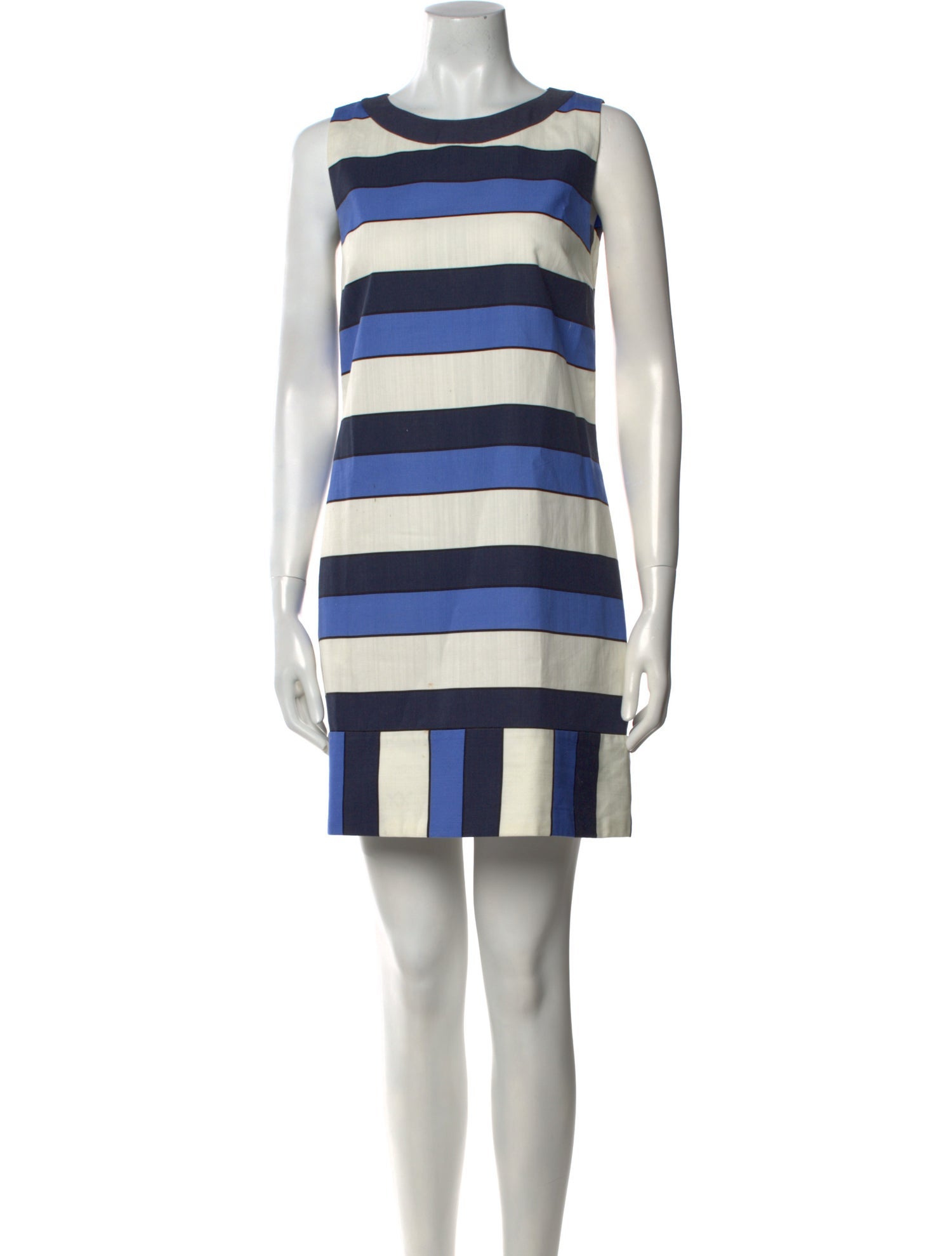 Piazza Sempione Striped Mini Dress
