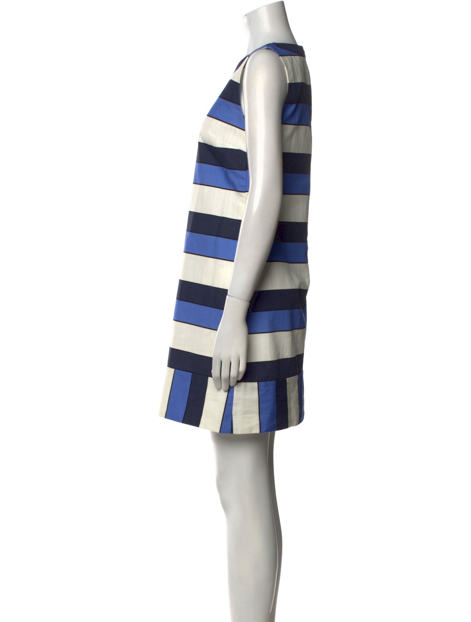 Piazza Sempione Striped Mini Dress
