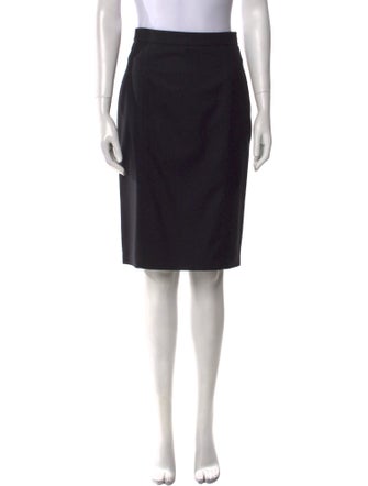 Piazza Sempione Virgin Wool Knee-Length Skirt