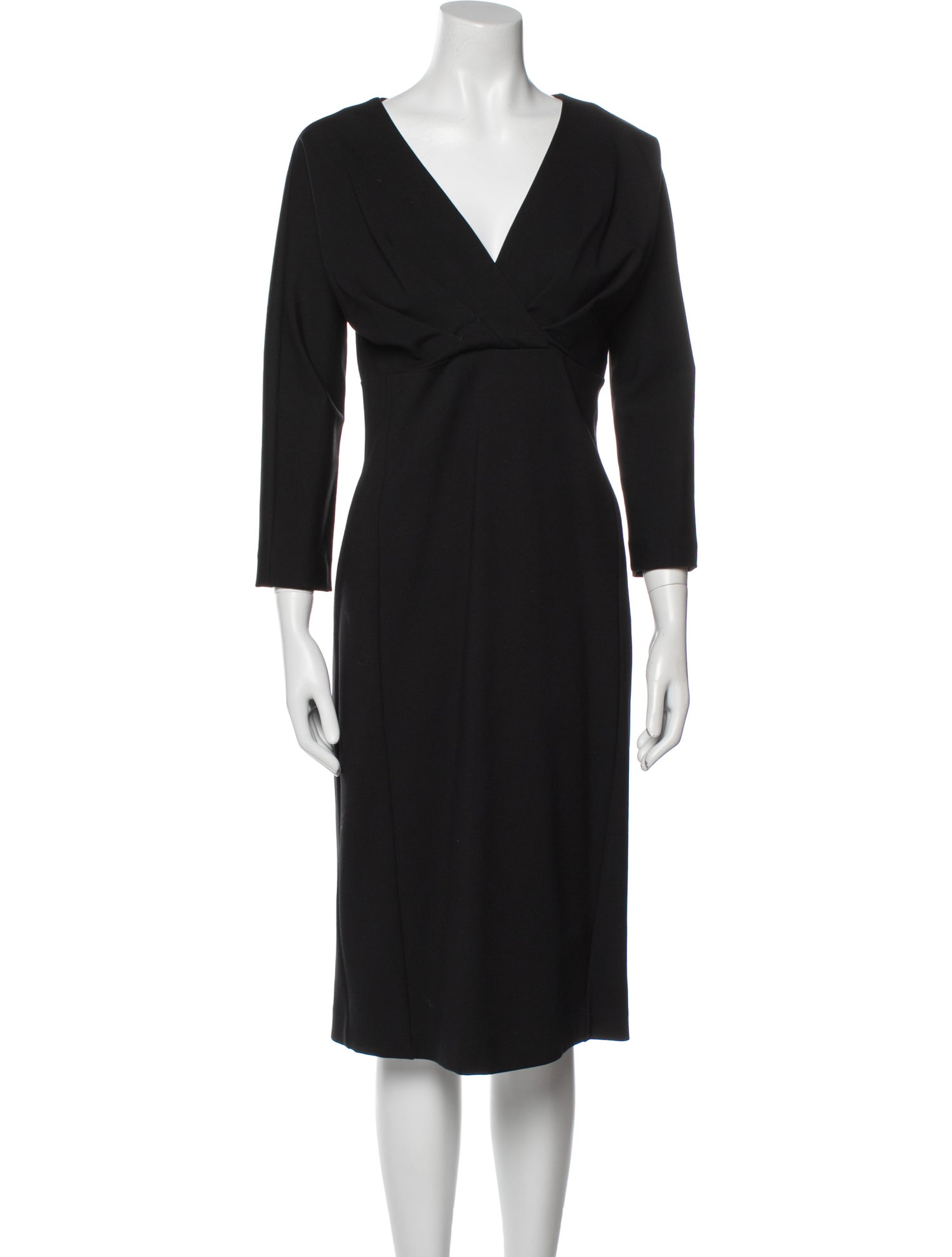 Piazza Sempione V-Neck Midi Length Dress