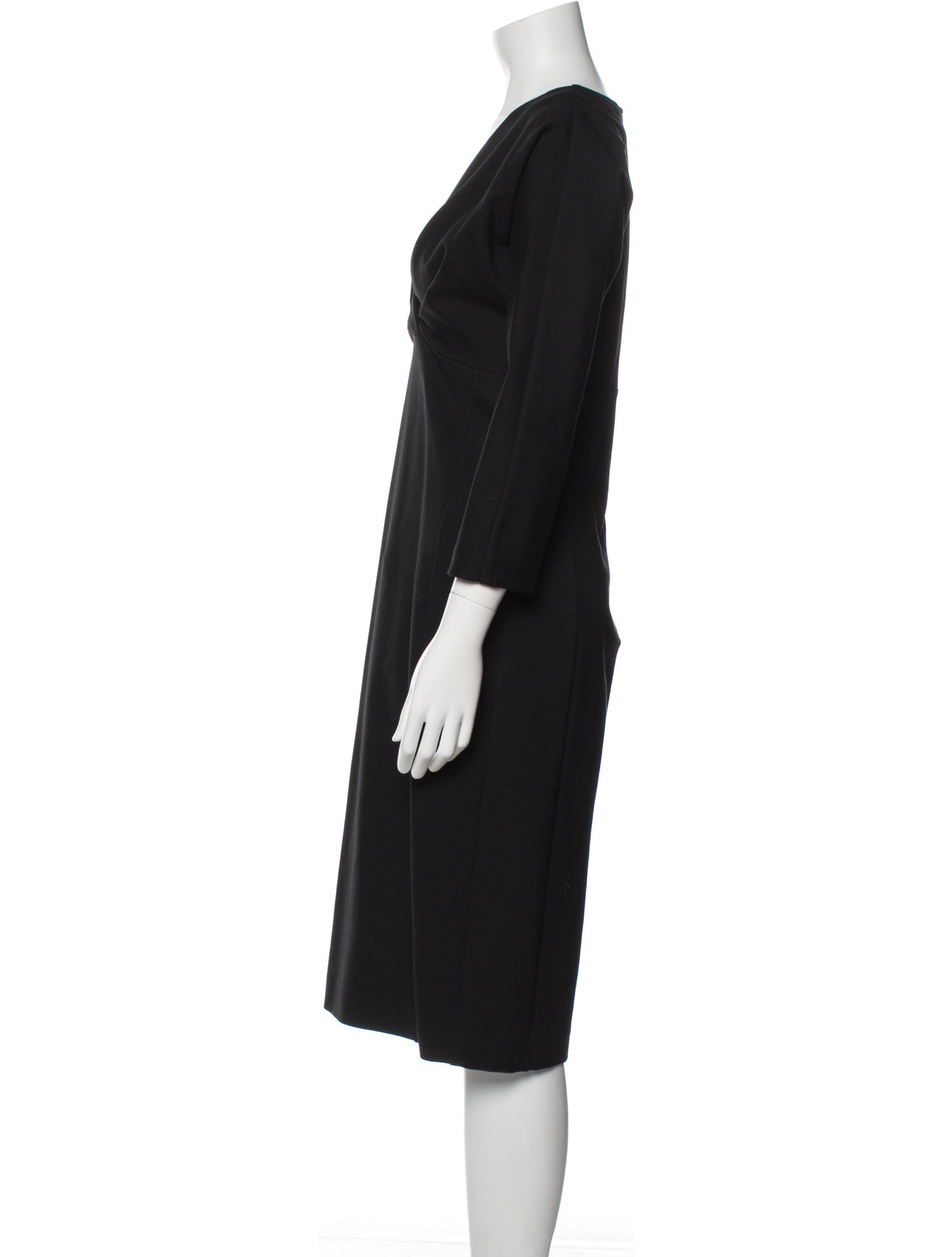 Piazza Sempione V-Neck Midi Length Dress