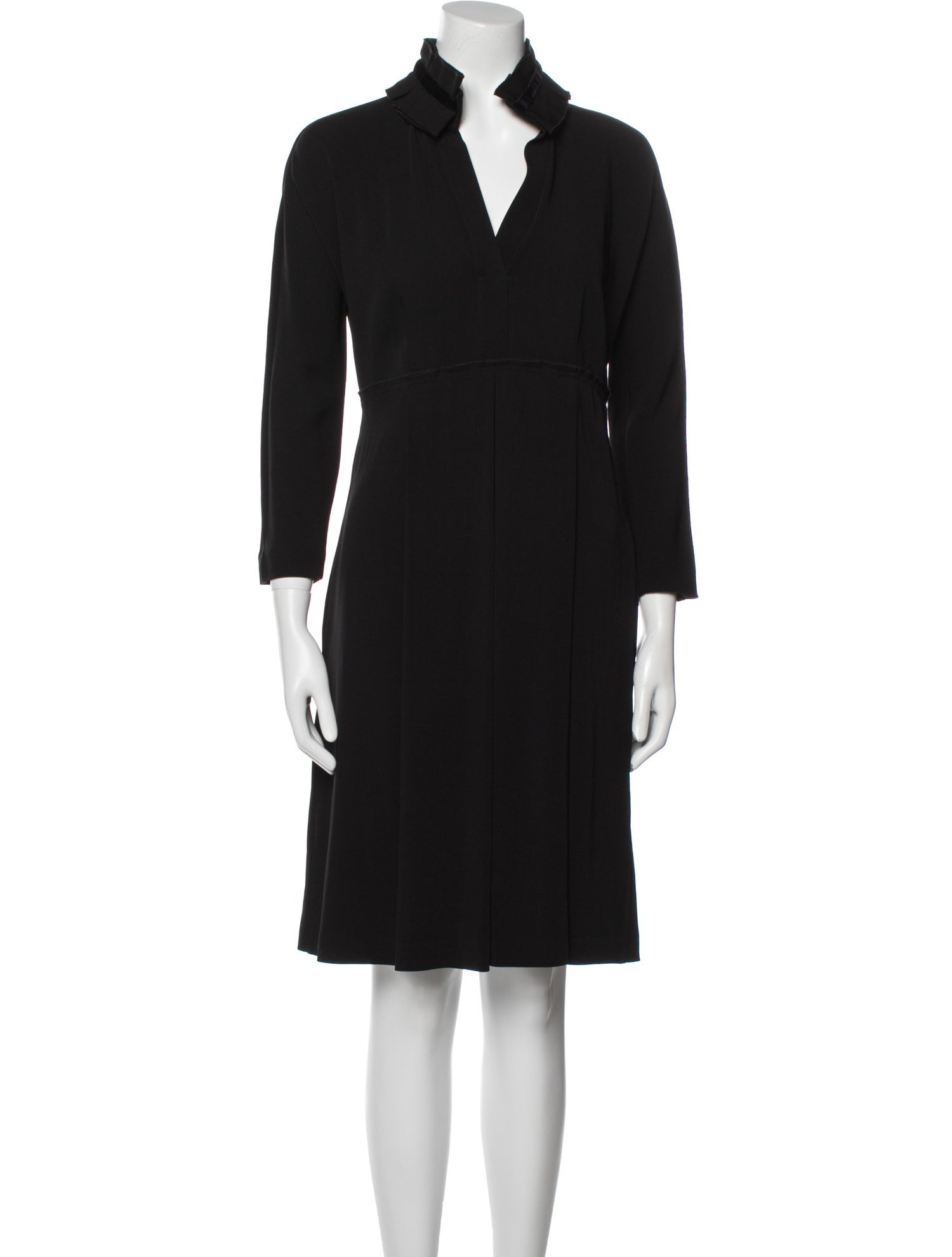 Piazza Sempione V-Neck Knee-Length Dress