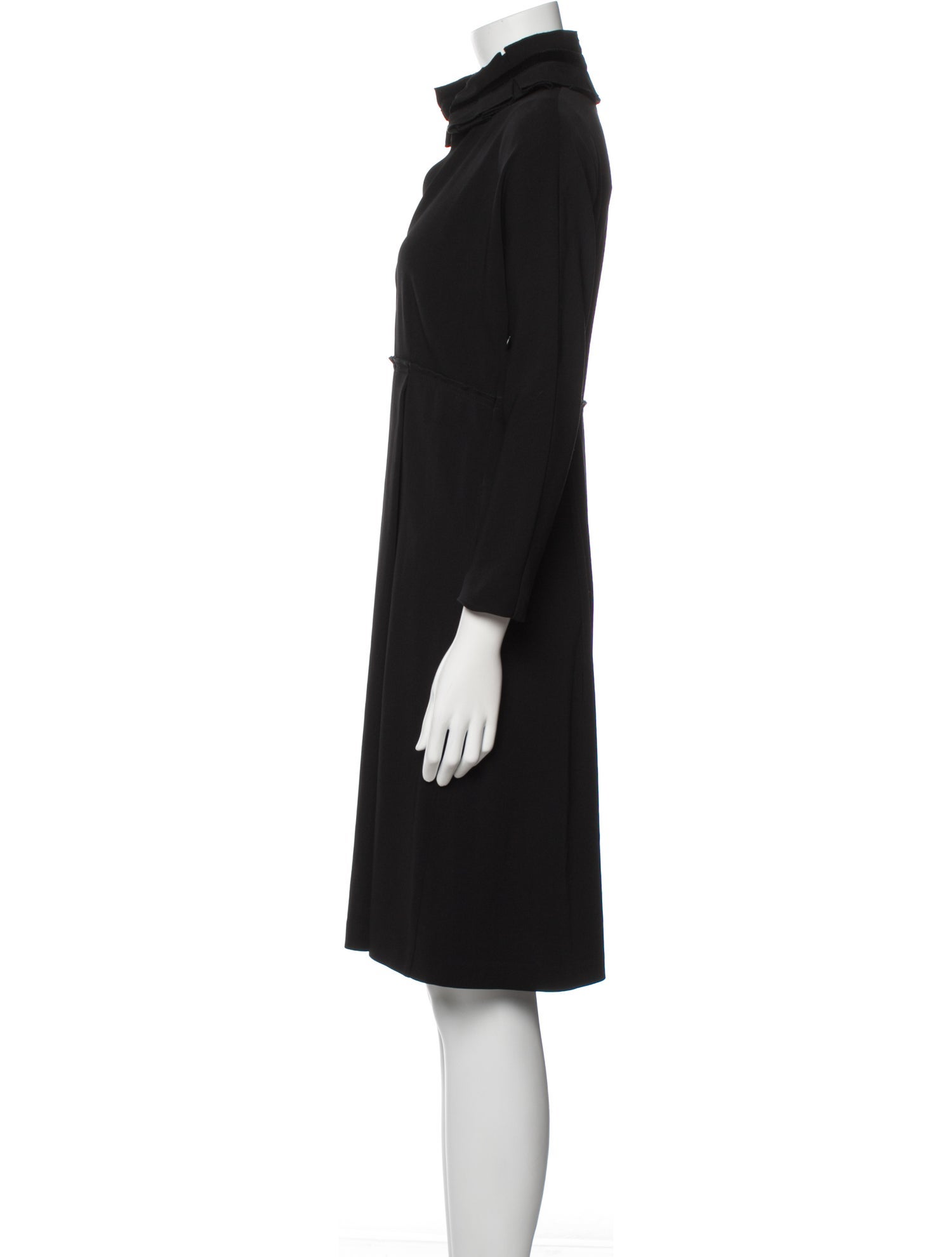 Piazza Sempione V-Neck Knee-Length Dress