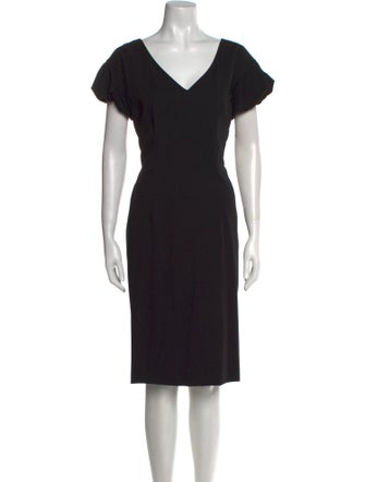 Piazza Sempione Virgin Wool Knee-Length Dress