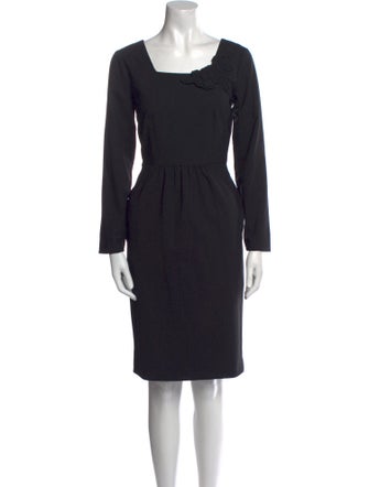 Piazza Sempione Virgin Wool Knee-Length Dress