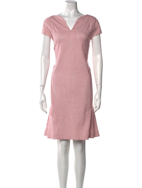 Piazza Sempione Striped Knee-Length Dress