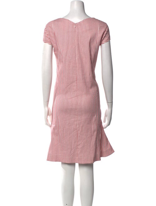 Piazza Sempione Striped Knee-Length Dress