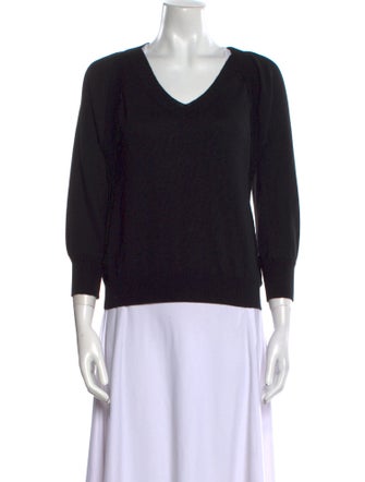 Piazza Sempione Wool V-Neck Sweater