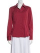 Piazza Sempione Long Sleeve Button-Up Top