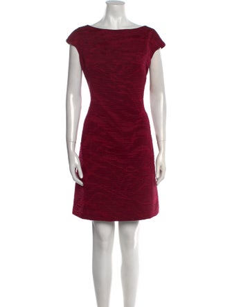 Piazza Sempione Bateau Neckline Knee-Length Dress