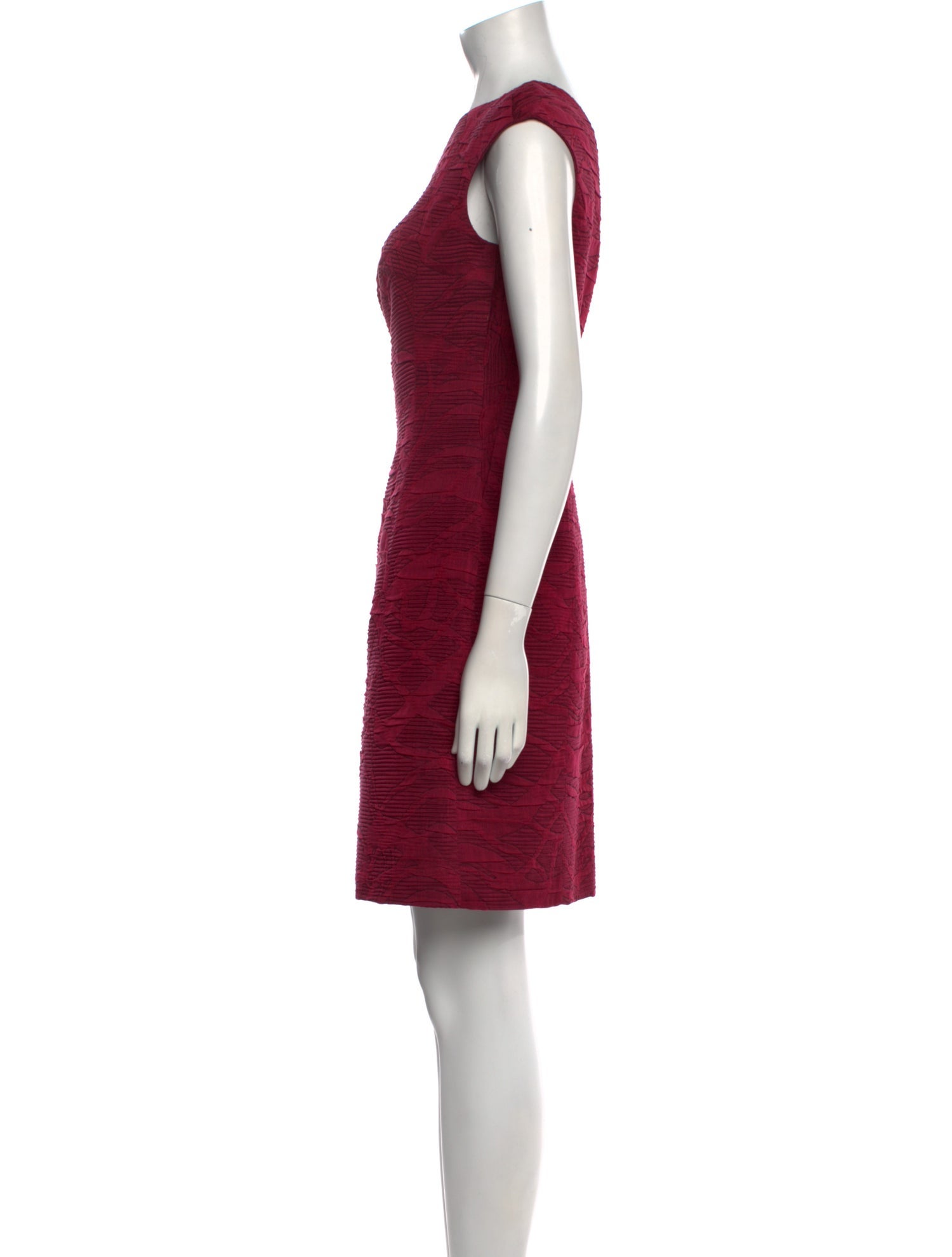 Piazza Sempione Bateau Neckline Knee-Length Dress