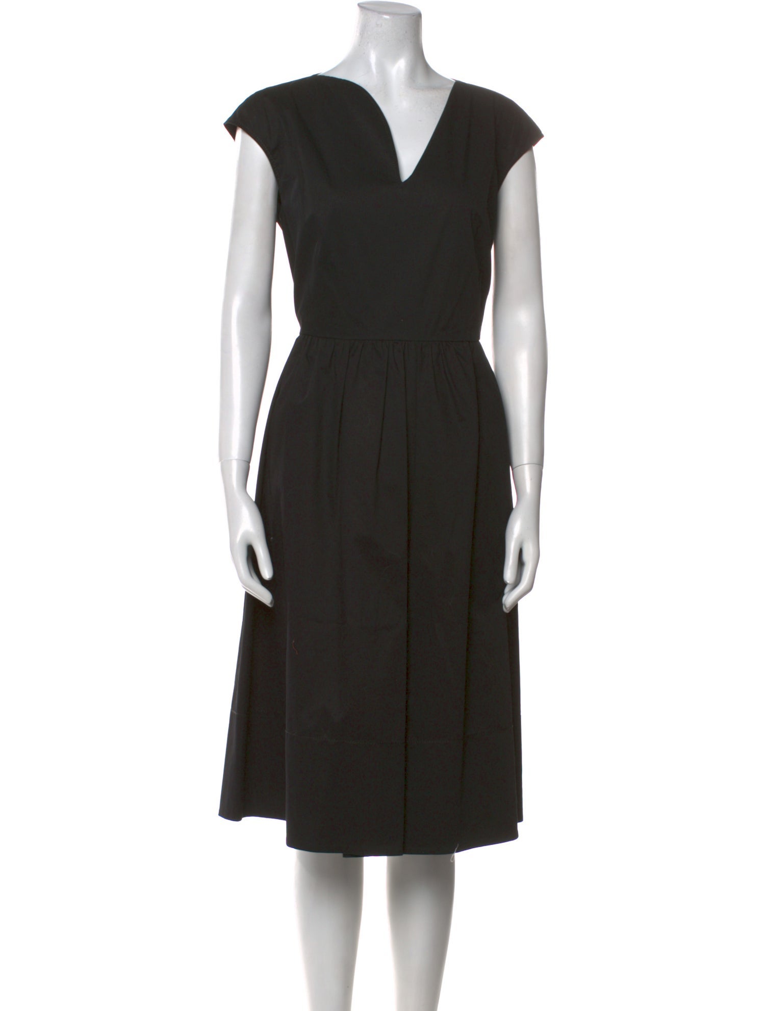 Piazza Sempione V-Neck Midi Length Dress