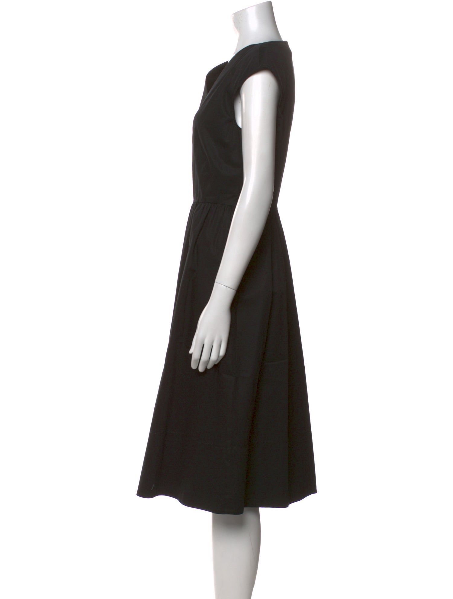 Piazza Sempione V-Neck Midi Length Dress