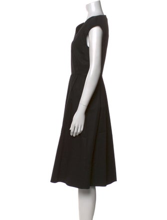 Piazza Sempione V-Neck Midi Length Dress