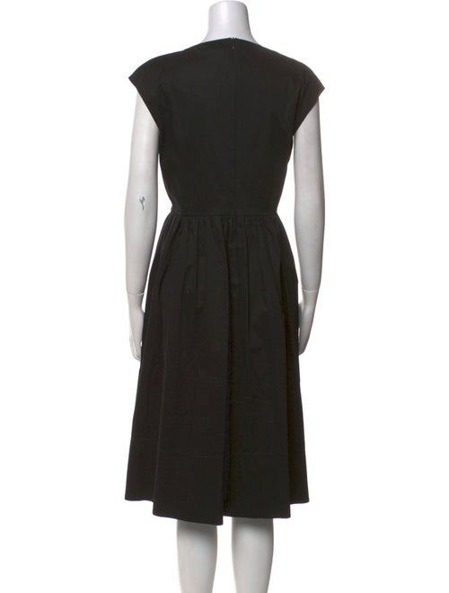 Piazza Sempione V-Neck Midi Length Dress