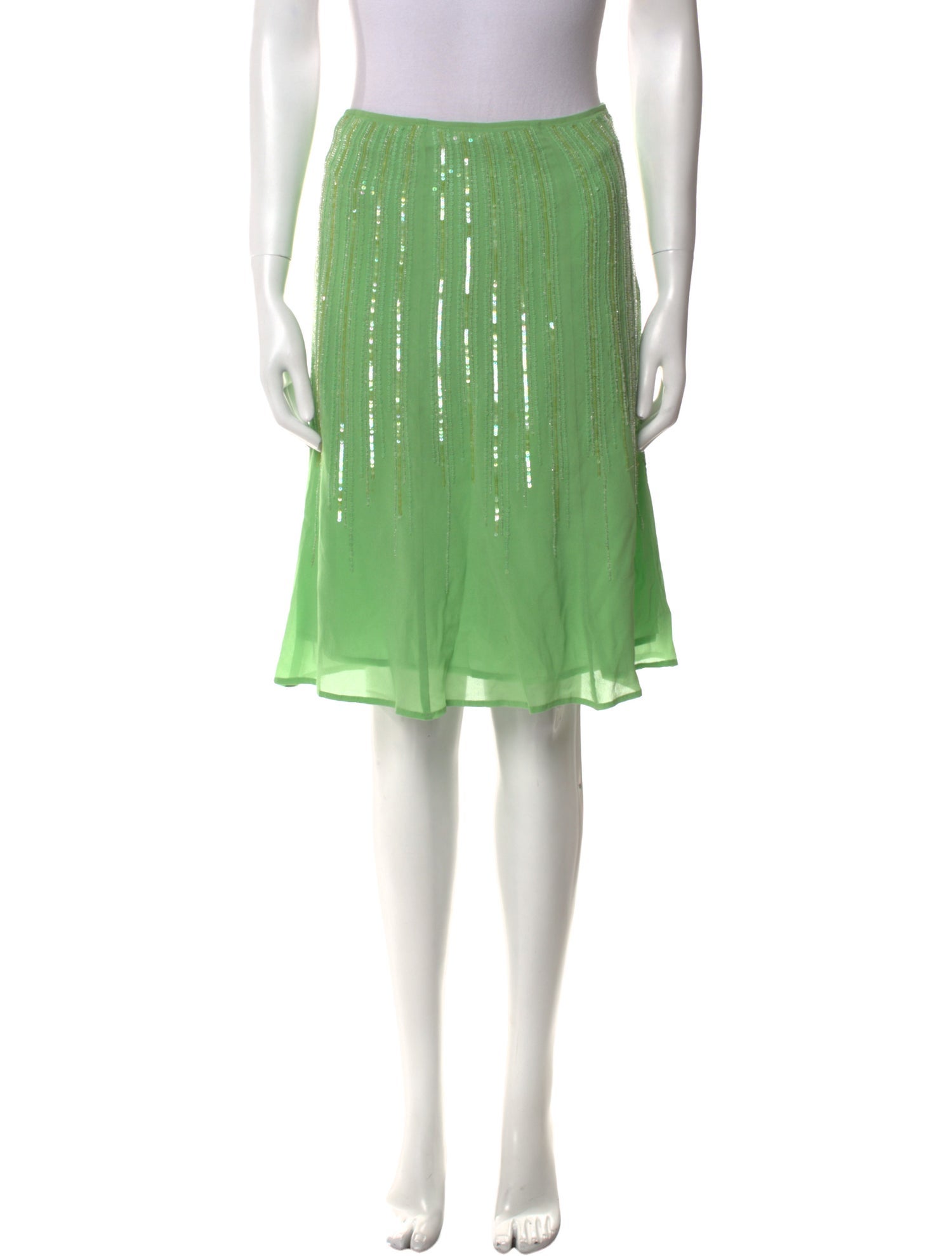 Piazza Sempione Silk Knee-Length Skirt