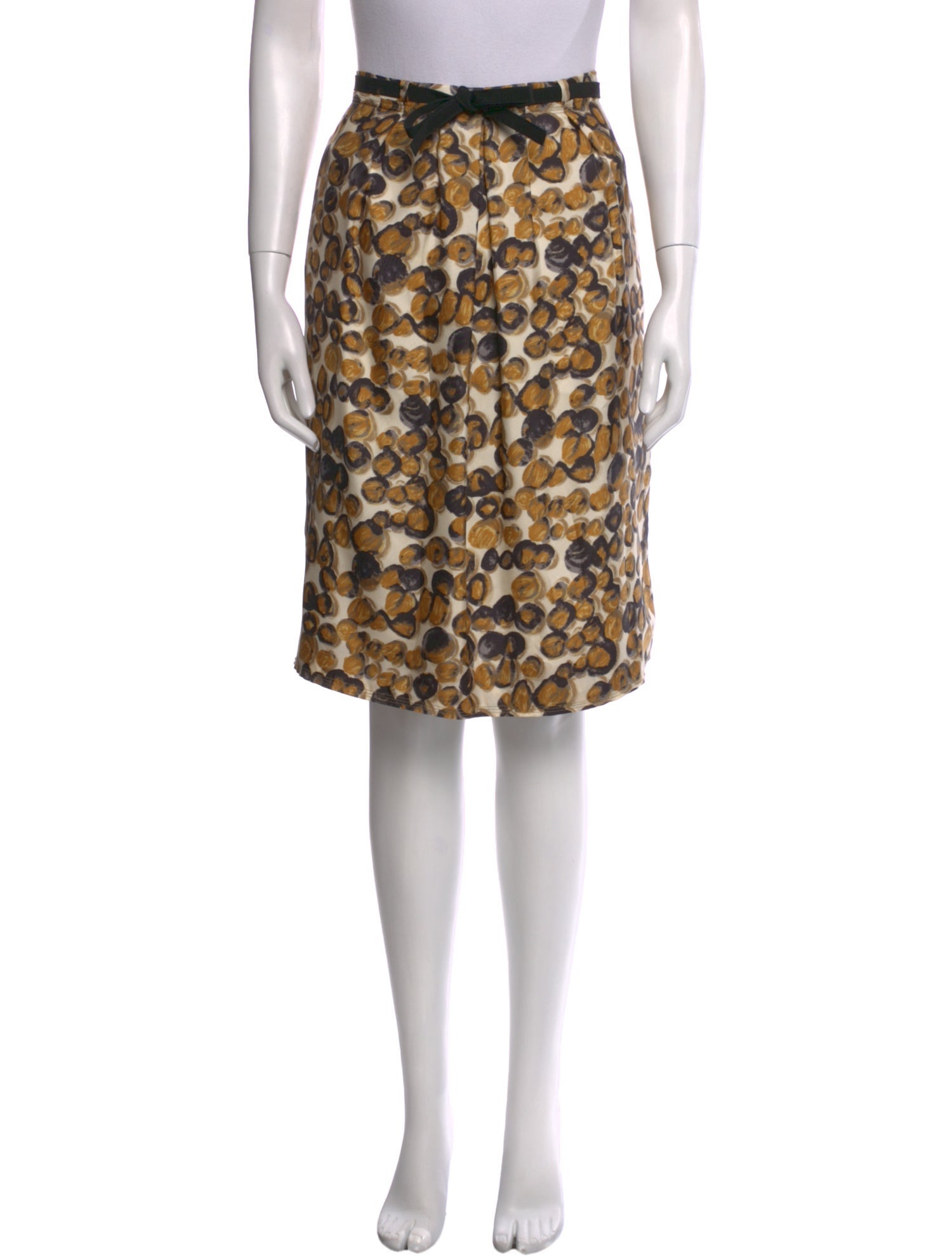 Piazza Sempione Silk Knee-Length Skirt