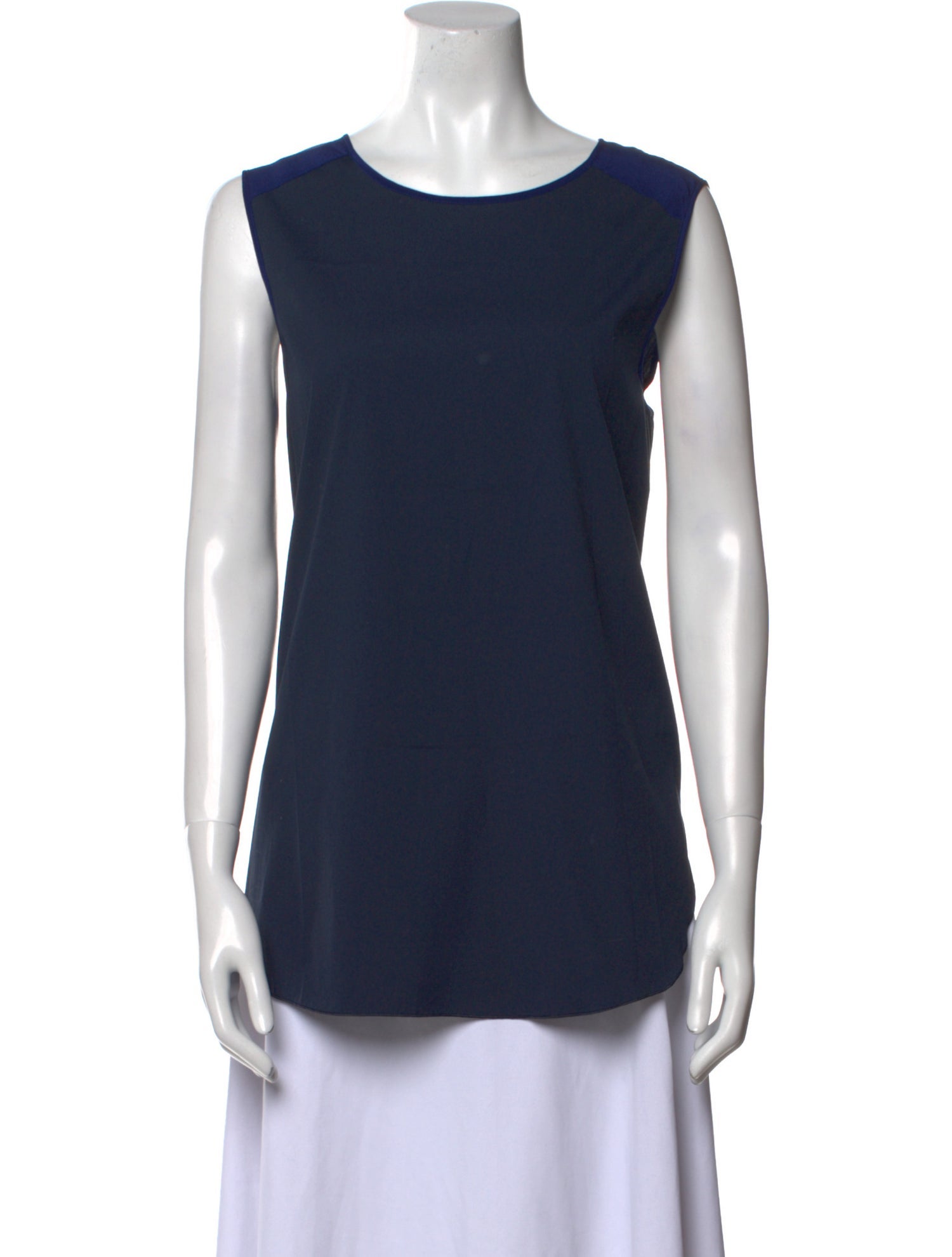 Piazza Sempione Scoop Neck Sleeveless Top