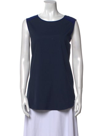 Piazza Sempione Scoop Neck Sleeveless Top