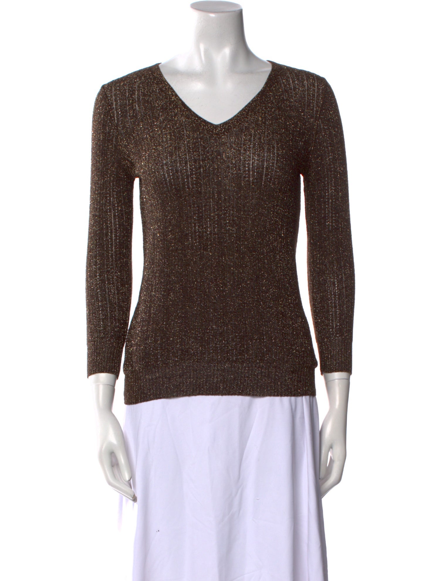 Piazza Sempione Wool V-Neck Sweater