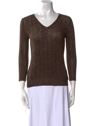 Piazza Sempione Wool V-Neck Sweater