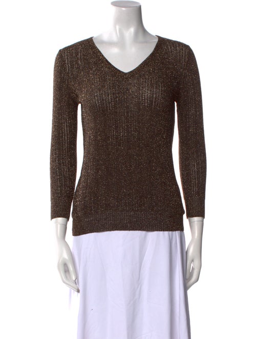 Piazza Sempione Wool V-Neck Sweater