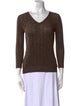 Piazza Sempione Wool V-Neck Sweater