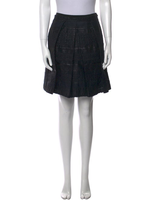 Piazza Sempione Pleated Accents Knee-Length Skirt