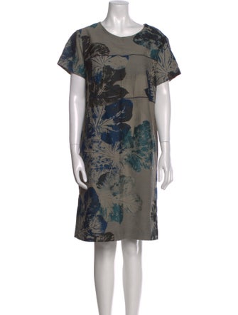 Piazza Sempione Printed Knee-Length Dress