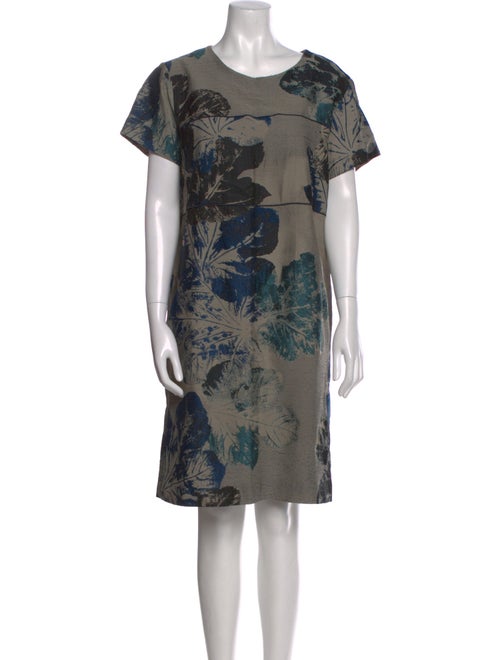 Piazza Sempione Printed Knee-Length Dress