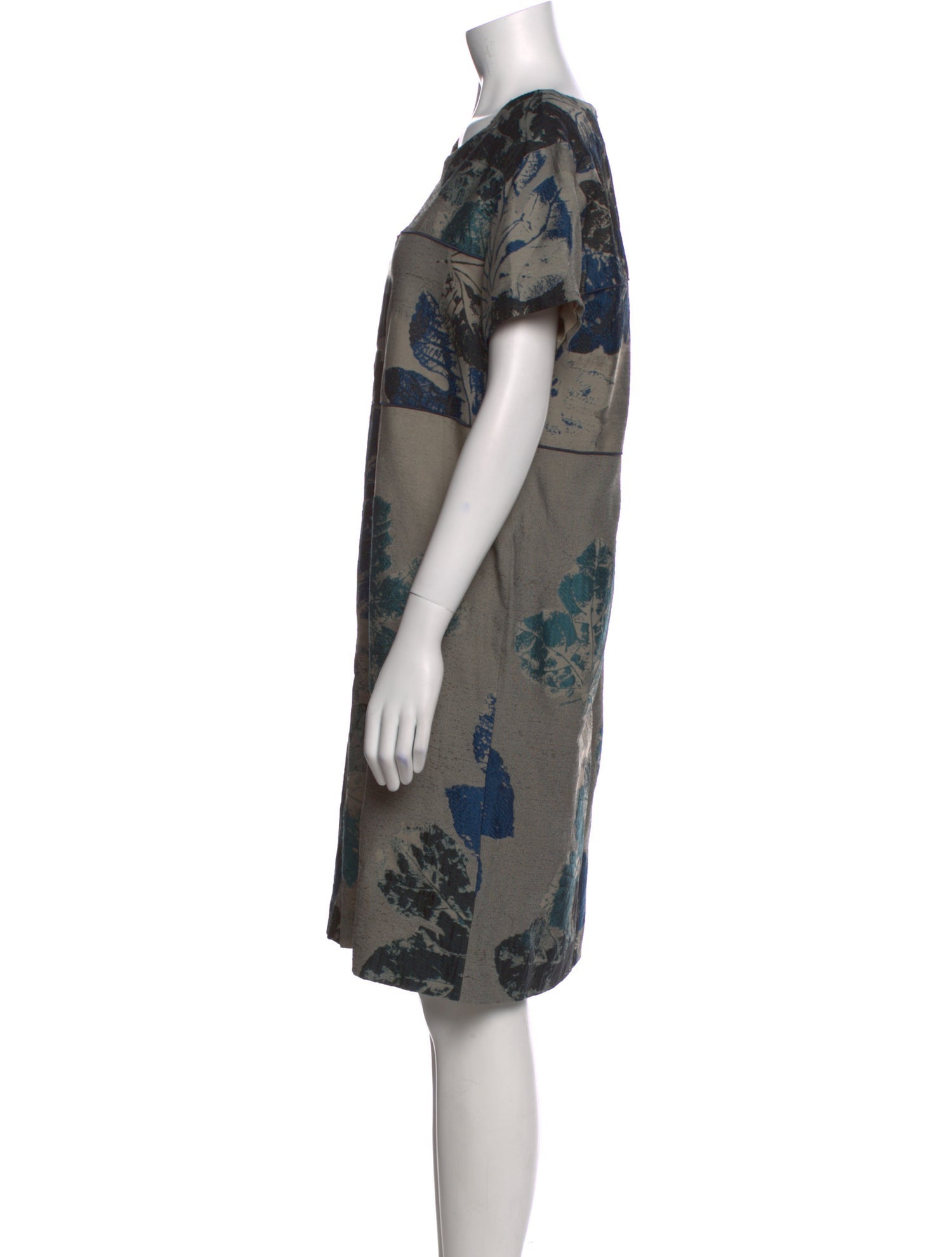 Piazza Sempione Printed Knee-Length Dress