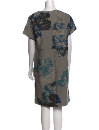 Piazza Sempione Printed Knee-Length Dress