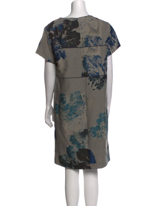 Piazza Sempione Printed Knee-Length Dress