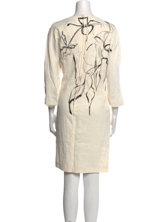 Piazza Sempione Linen Mini Dress