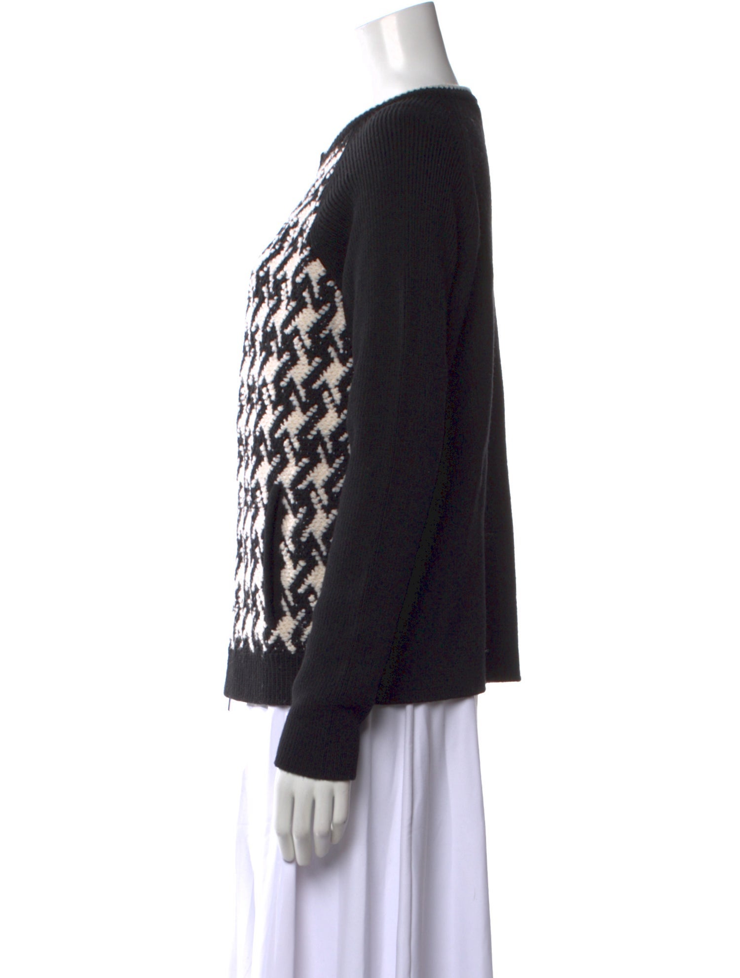 Piazza Sempione Wool Printed Sweater w/ Tags