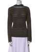 Piazza Sempione Virgin Wool Striped Sweater