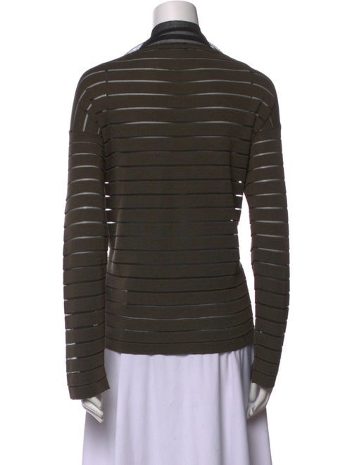 Piazza Sempione Virgin Wool Striped Sweater