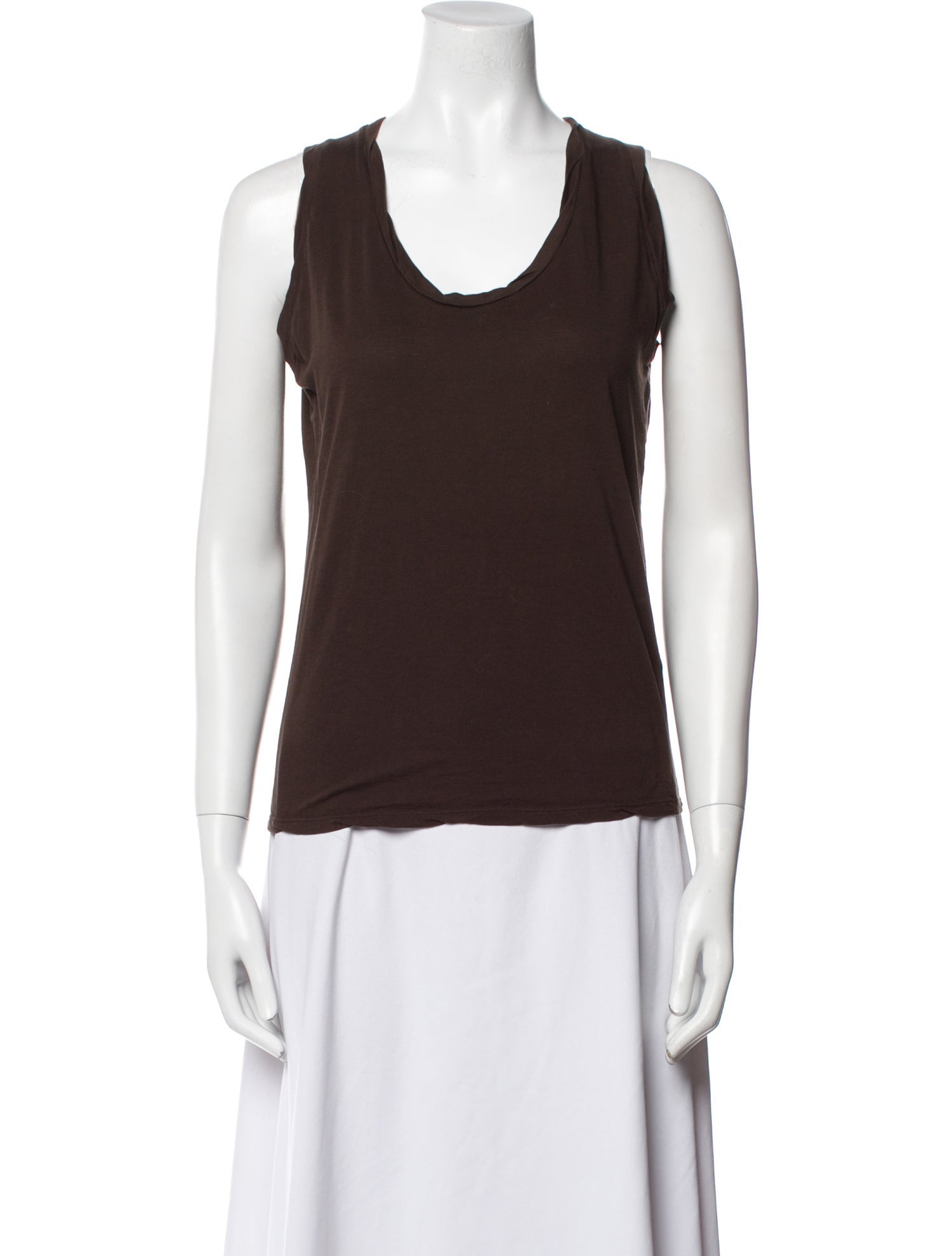 Piazza Sempione Scoop Neck Sleeveless Top