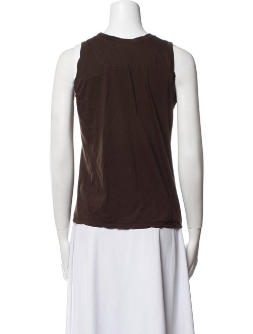 Piazza Sempione Scoop Neck Sleeveless Top
