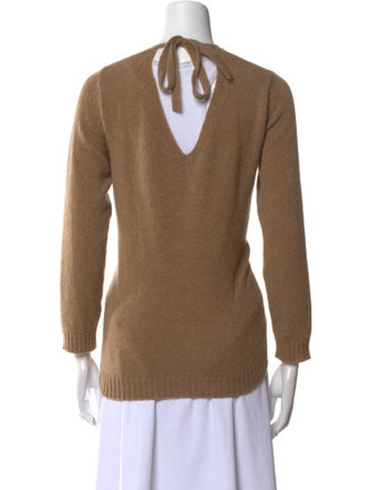 Piazza Sempione Virgin Wool Polka Dot Print Top