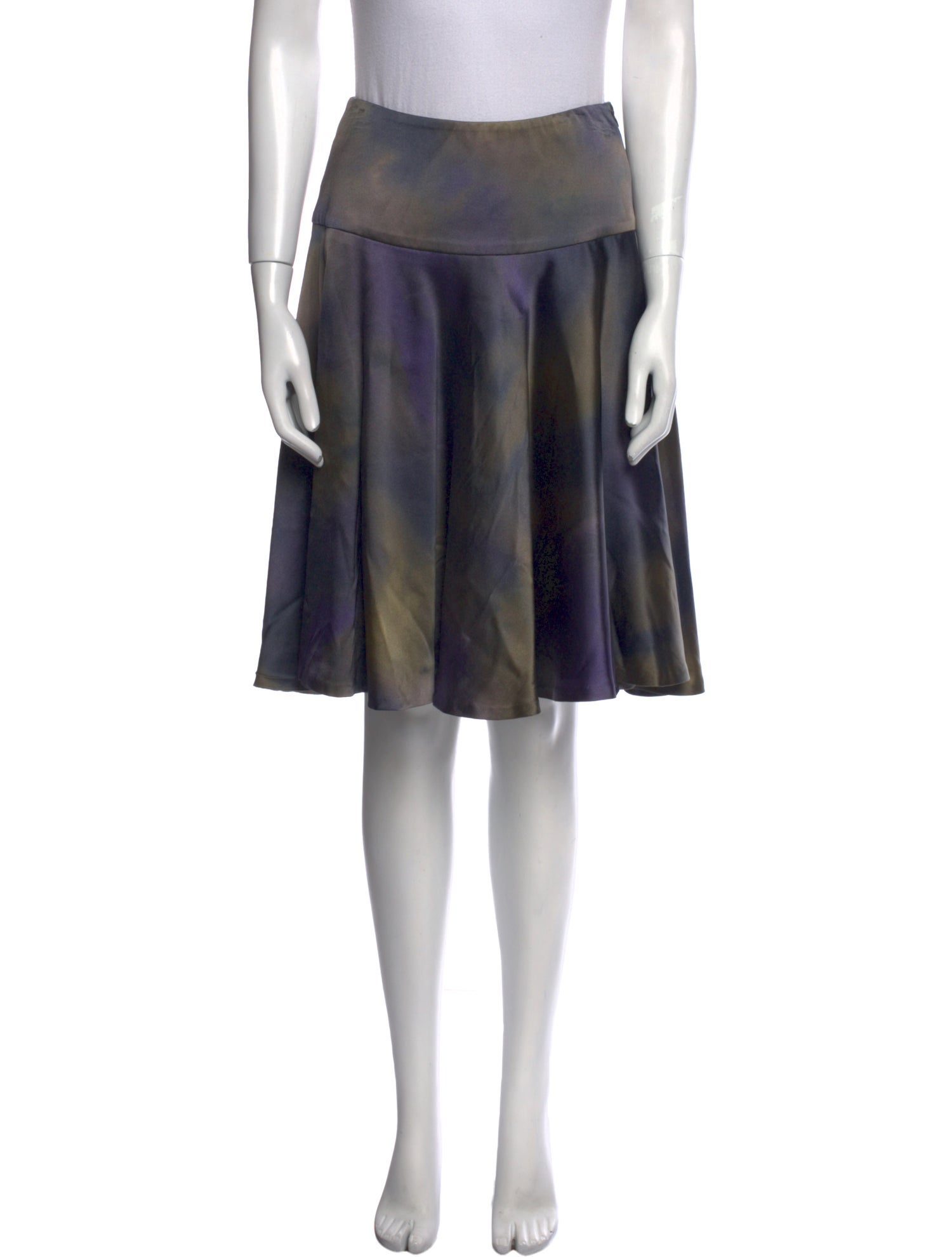 Piazza Sempione Silk Knee-Length Skirt