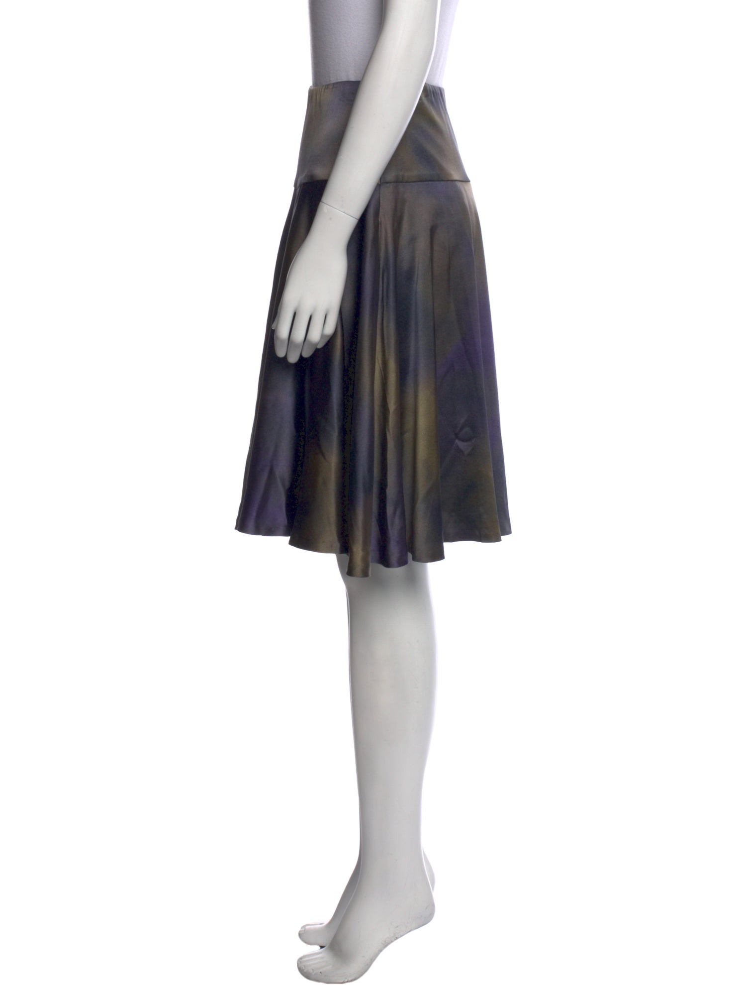 Piazza Sempione Silk Knee-Length Skirt