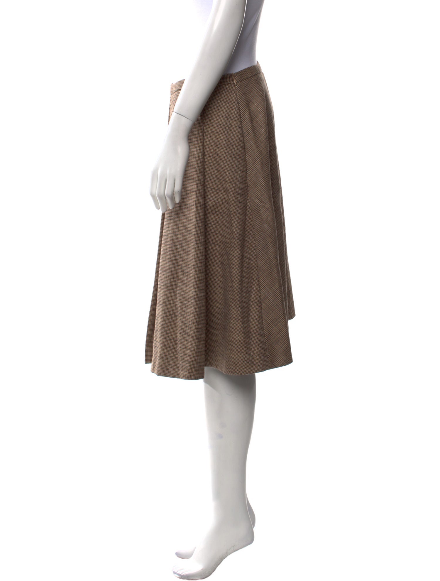 Piazza Sempione Virgin Wool Knee-Length Skirt w/ Tags