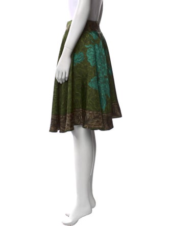 Piazza Sempione Silk Knee-Length Skirt