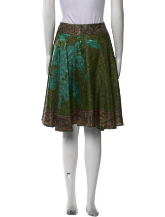 Piazza Sempione Silk Knee-Length Skirt