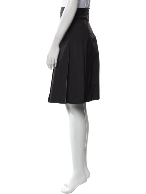 Piazza Sempione Pleated Accents Knee-Length Skirt